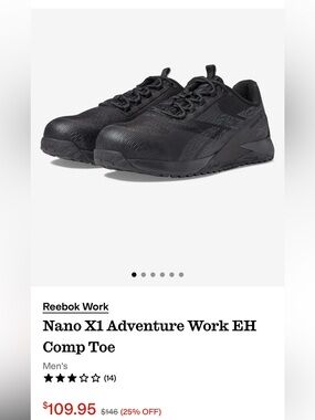 Reebok Composite-Toe Shoe